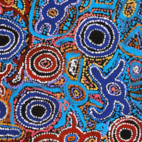 Aboriginal Art by Joy Nangala Brown, Yumari Jukurrpa, 46x46cm - ART ARK®