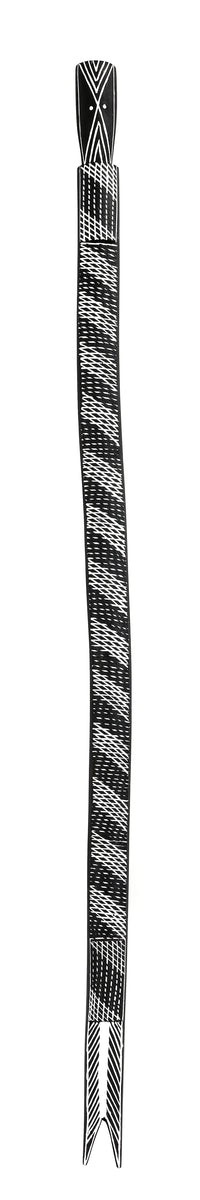 Aboriginal Artwork by Joy Garlbin, Djomi Sculpture, 105cm