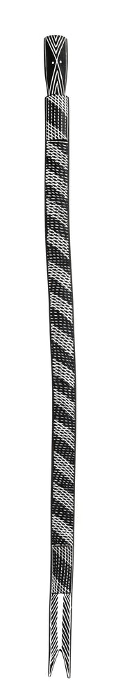Aboriginal Artwork by Joy Garlbin, Djomi Sculpture, 105cm