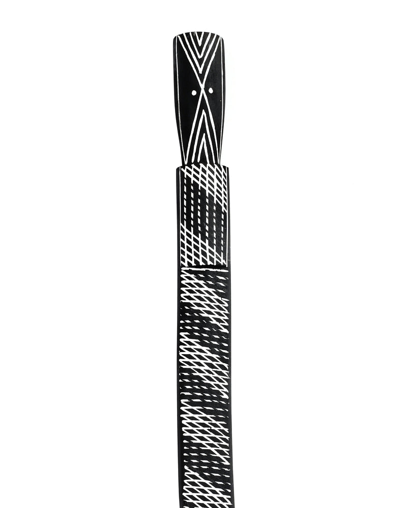 Aboriginal Artwork by Joy Garlbin, Djomi Sculpture, 105cm