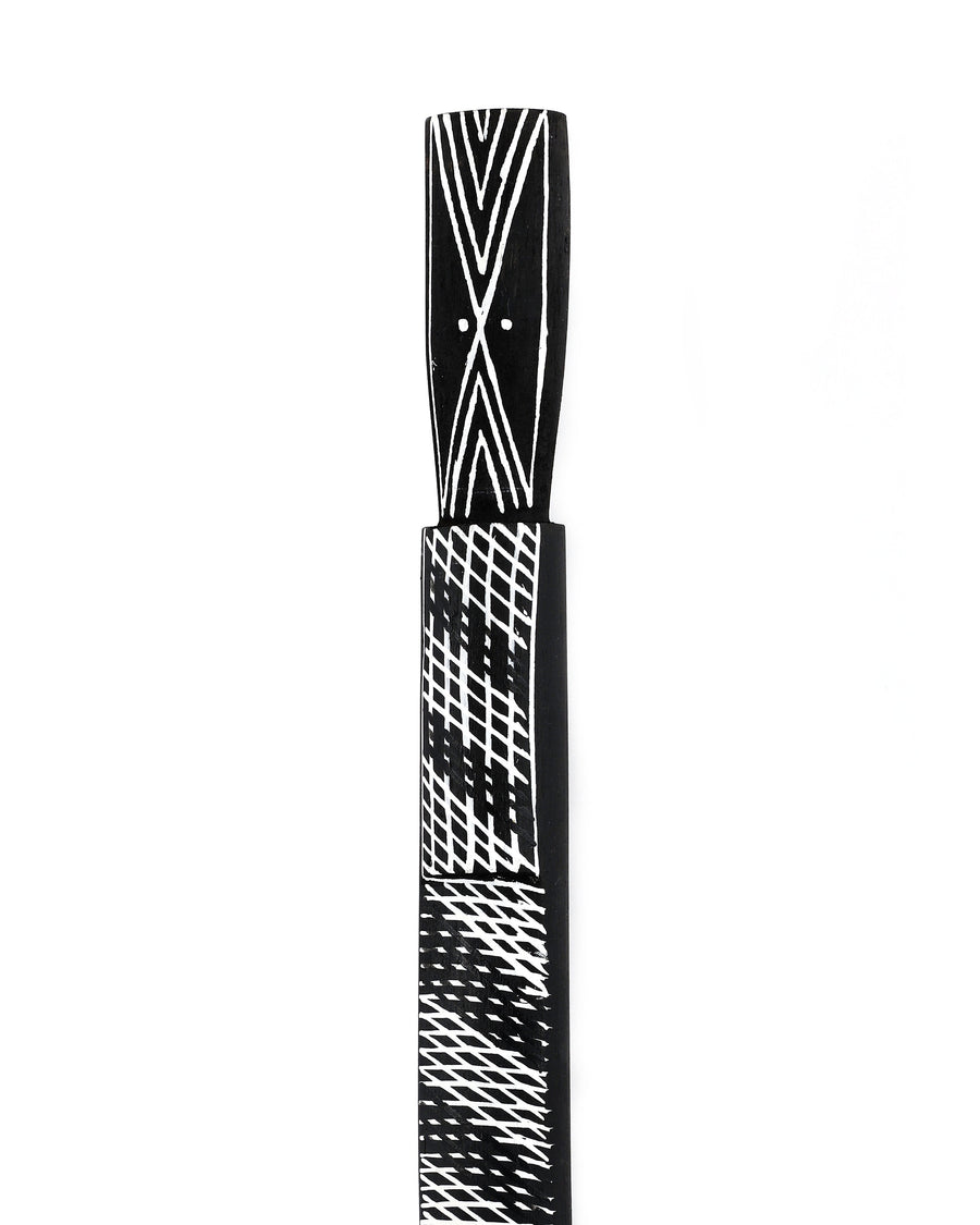 Aboriginal Artwork by Joy Garlbin, Djomi Sculpture, 90cm