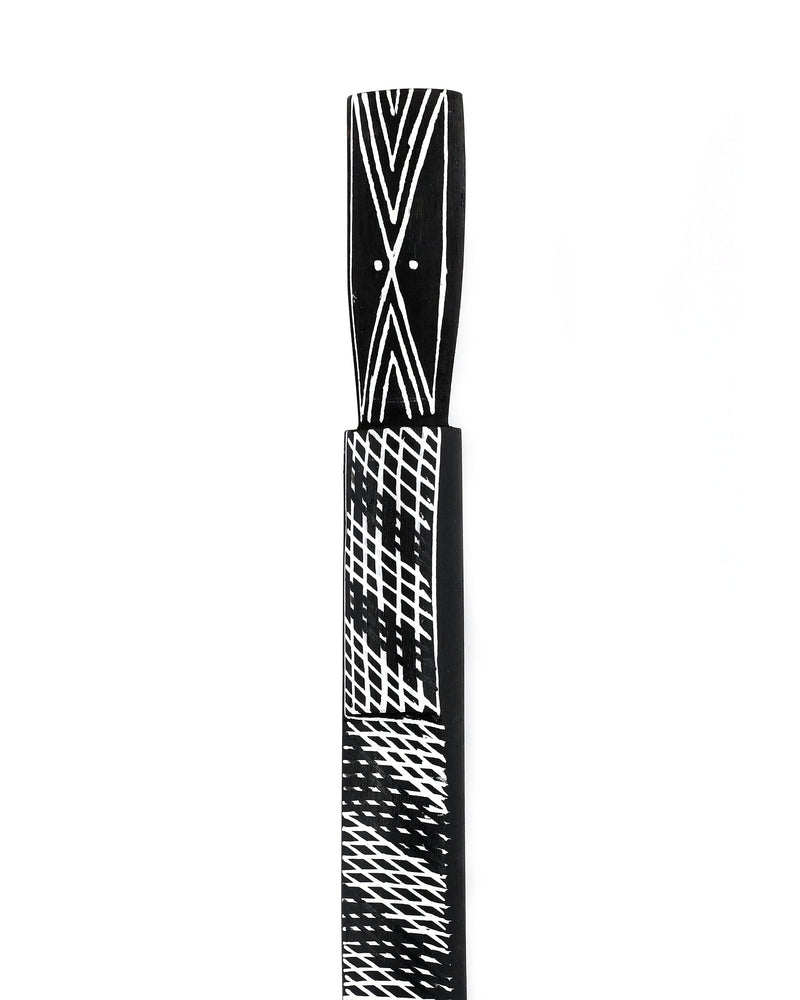 Aboriginal Artwork by Joy Garlbin, Djomi Sculpture, 90cm