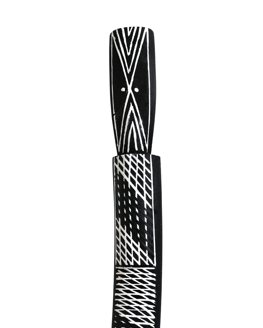 Aboriginal Artwork by Joy Garlbin, Djomi Sculpture, 111cm