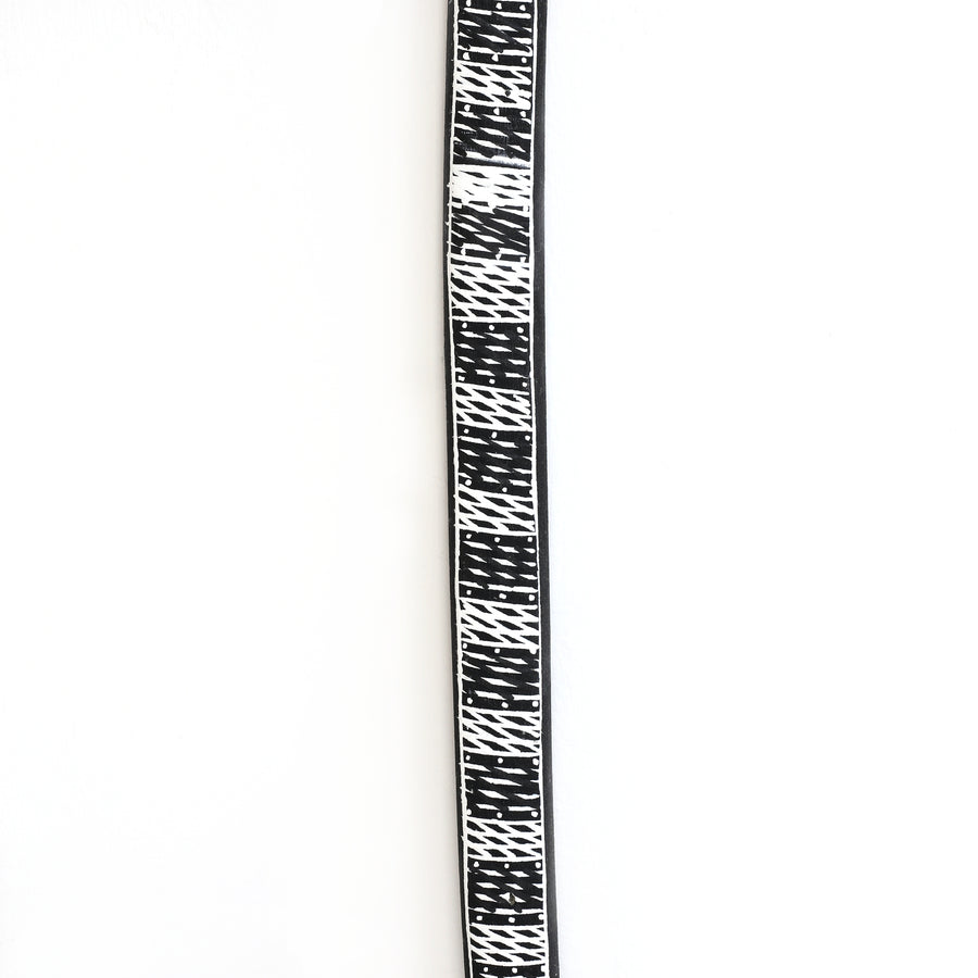 Aboriginal Artwork by Joy Garlbin, Djomi Sculpture, 134cm