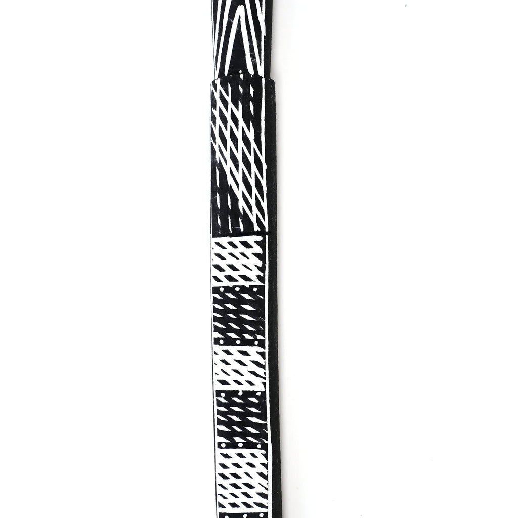Aboriginal Artwork by Joy Garlbin, Djomi Sculpture, 112cm