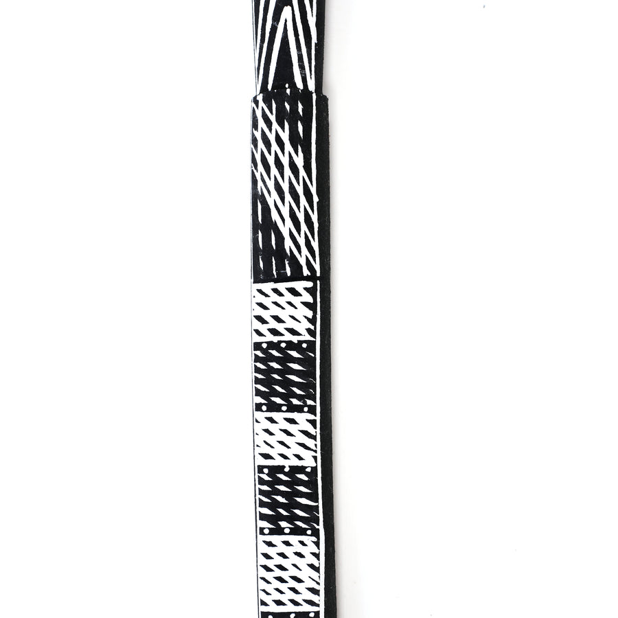 Aboriginal Artwork by Joy Garlbin, Djomi Sculpture, 112cm
