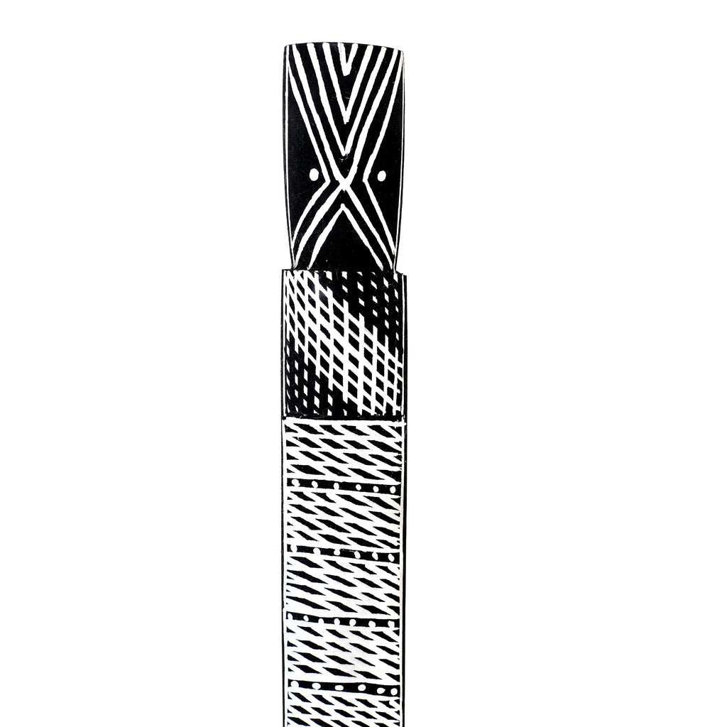 Aboriginal Artwork by Joy Garlbin, Djomi Sculpture, 41cm