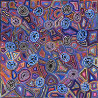 Aboriginal Artwork by Joy Nangala Brown, Yumari Jukurrpa, 107x107cm