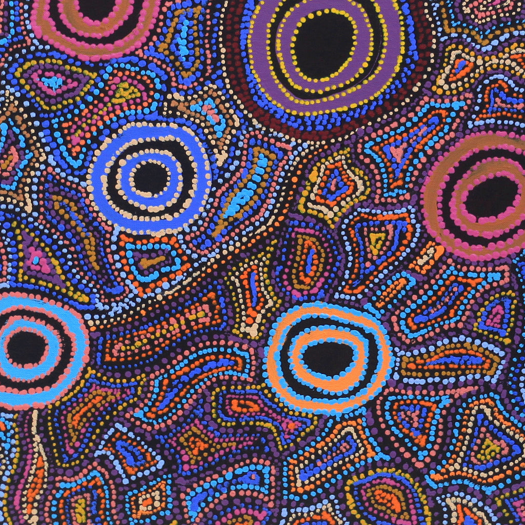 Aboriginal Artwork by Joy Nangala Brown, Yumari Jukurrpa, 91x61cm