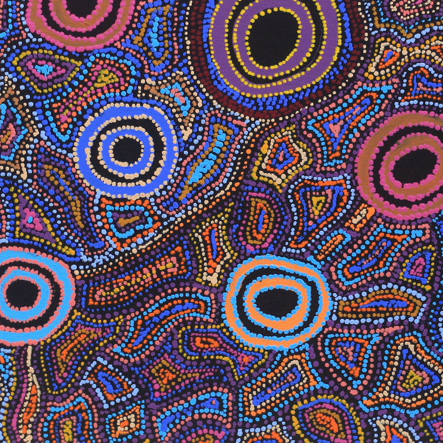 Aboriginal Artwork by Joy Nangala Brown, Yumari Jukurrpa, 91x61cm