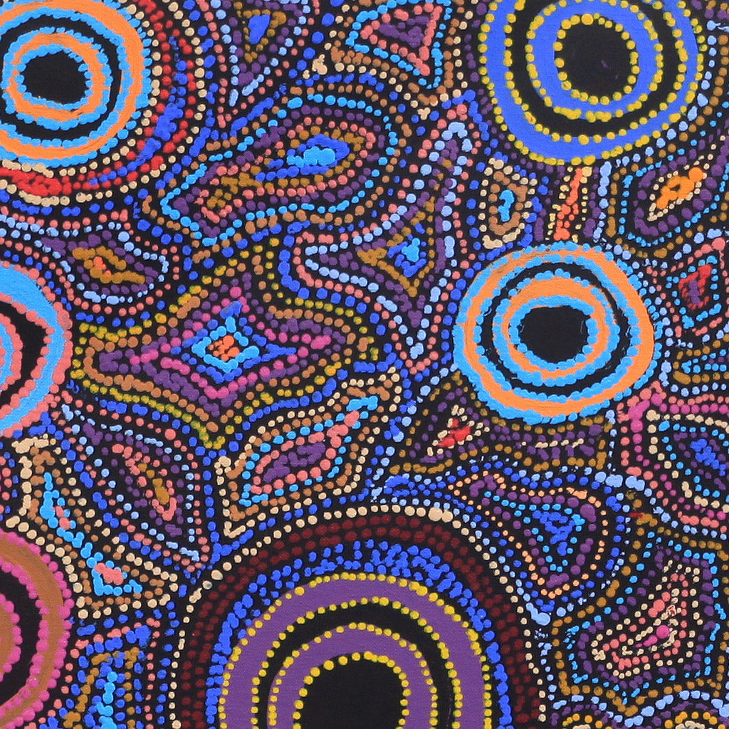 Aboriginal Artwork by Joy Nangala Brown, Yumari Jukurrpa, 91x61cm