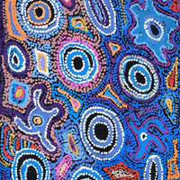Aboriginal Artwork by Joy Nangala Brown, Yumari Jukurrpa, 61x30cm