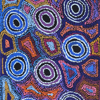 Aboriginal Artwork by Joy Nangala Brown, Yumari Jukurrpa, 61x30cm