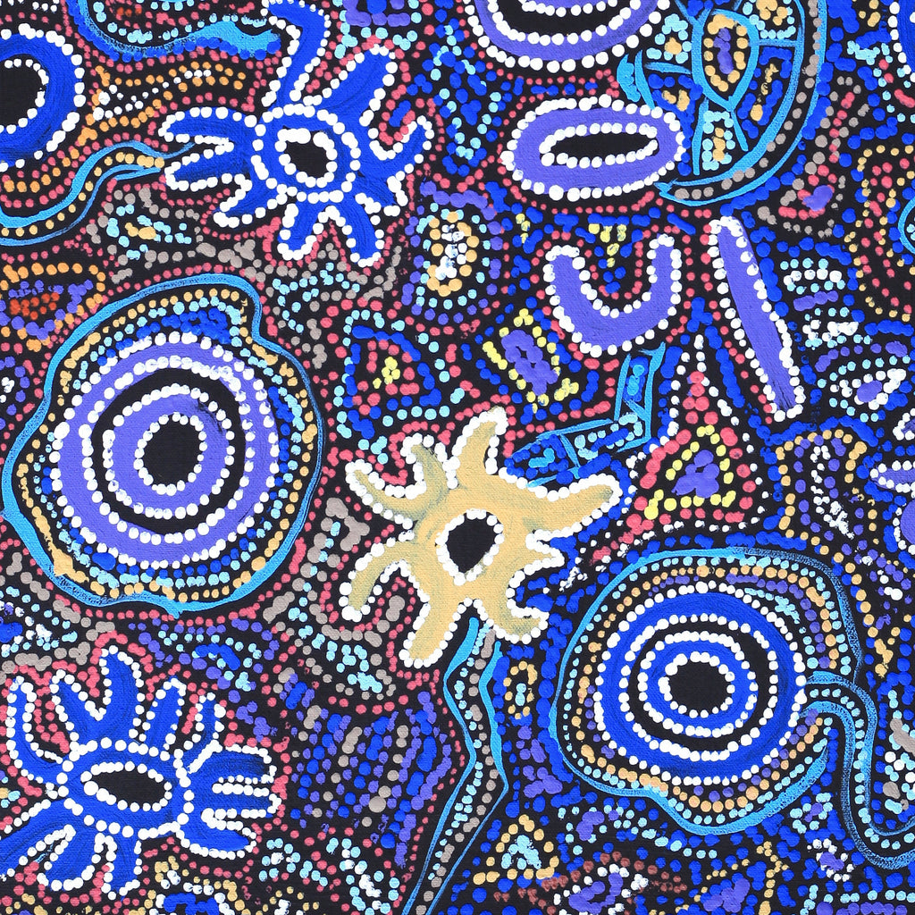 Aboriginal Artwork by Joy Nangala Brown, Yumari Jukurrpa, 61x46cm