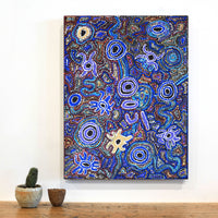 Aboriginal Artwork by Joy Nangala Brown, Yumari Jukurrpa, 61x46cm