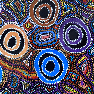 Aboriginal Art by Joy Nangala Brown, Yumari Jukurrpa, 61x46cm - ART ARK®