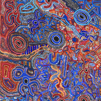 Aboriginal Artwork by Joy Nangala Brown, Yumari Jukurrpa, 182x61cm