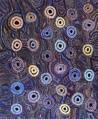 Aboriginal Artwork by Joy Nangala Brown, Yumari Jukurrpa, 91x76cm