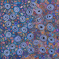 Aboriginal Artwork by Joy Nangala Brown, Yumari Jukurrpa, 91x91cm