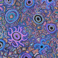 Aboriginal Artwork by Joy Nangala Brown, Yumari Jukurrpa, 91x91cm