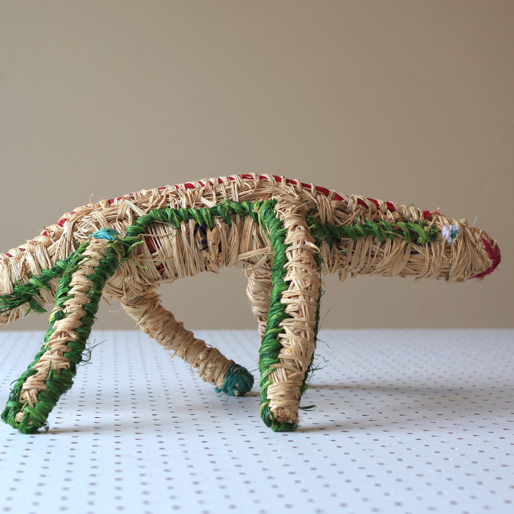 Aboriginal Artwork by Joyce Badenoch - Tjanpi Tinka (goanna) Sculpture