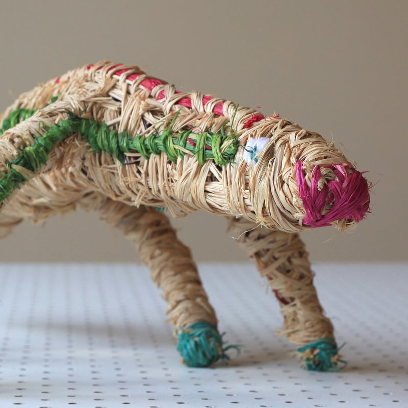 Aboriginal Artwork by Joyce Badenoch - Tjanpi Tinka (goanna) Sculpture