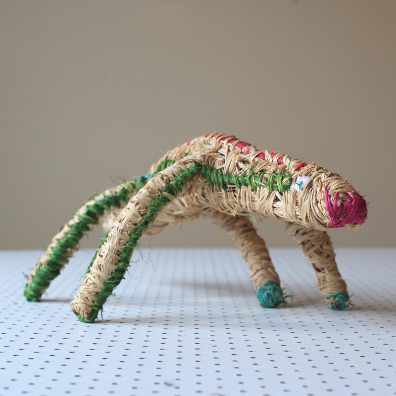 Aboriginal Artwork by Joyce Badenoch - Tjanpi Tinka (goanna) Sculpture