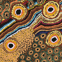 Aboriginal Artwork by Joylene Presley, Kungkarangkalpa (Seven Sisters Story), 61x61cm