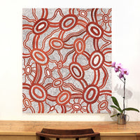 Aboriginal Artwork by Judith Nungarrayi Martin, Janganpa Jukurrpa (Brush-tail Possum Dreaming) - Mawurrji, 107x91cm