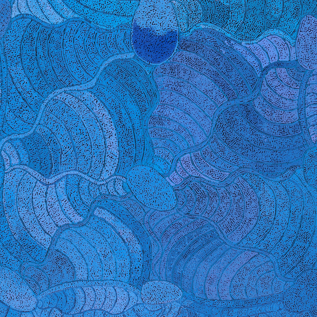 Aboriginal Artwork by Judith Nungarrayi Martin, Janganpa Jukurrpa (Brush-tail Possum Dreaming) - Mawurrji, 183x107cm