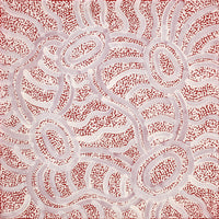 Aboriginal Art by Judith Nungarrayi Martin, Janganpa Jukurrpa (Brush-tail Possum Dreaming)-  Mawurrji, 30x30cm - ART ARK®