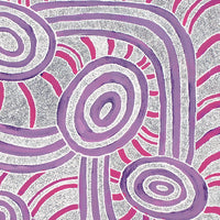 Aboriginal Artwork by Judith Nungarrayi Martin, Janganpa Jukurrpa (Brush-tail Possum Dreaming) - Mawurrji, 91x91cm