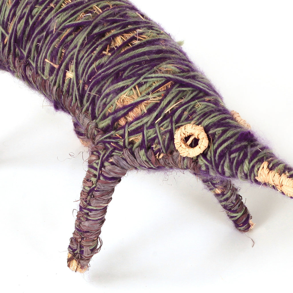 Aboriginal Artwork by Judith Yinyika Chambers - Echidna Tjanpi Sculpture