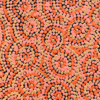 Aboriginal Artwork by Judith Napangardi Hargraves, Ngalyipi Jukurrpa (Snake Vine Dreaming) - Purturlu, 30x30cm