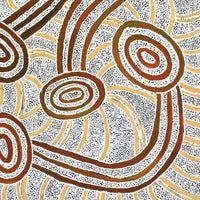 Aboriginal Artwork by Judith Nungarrayi Martin, Janganpa Jukurrpa (Brush-tail Possum Dreaming) - Mawurrji, 91x61cm