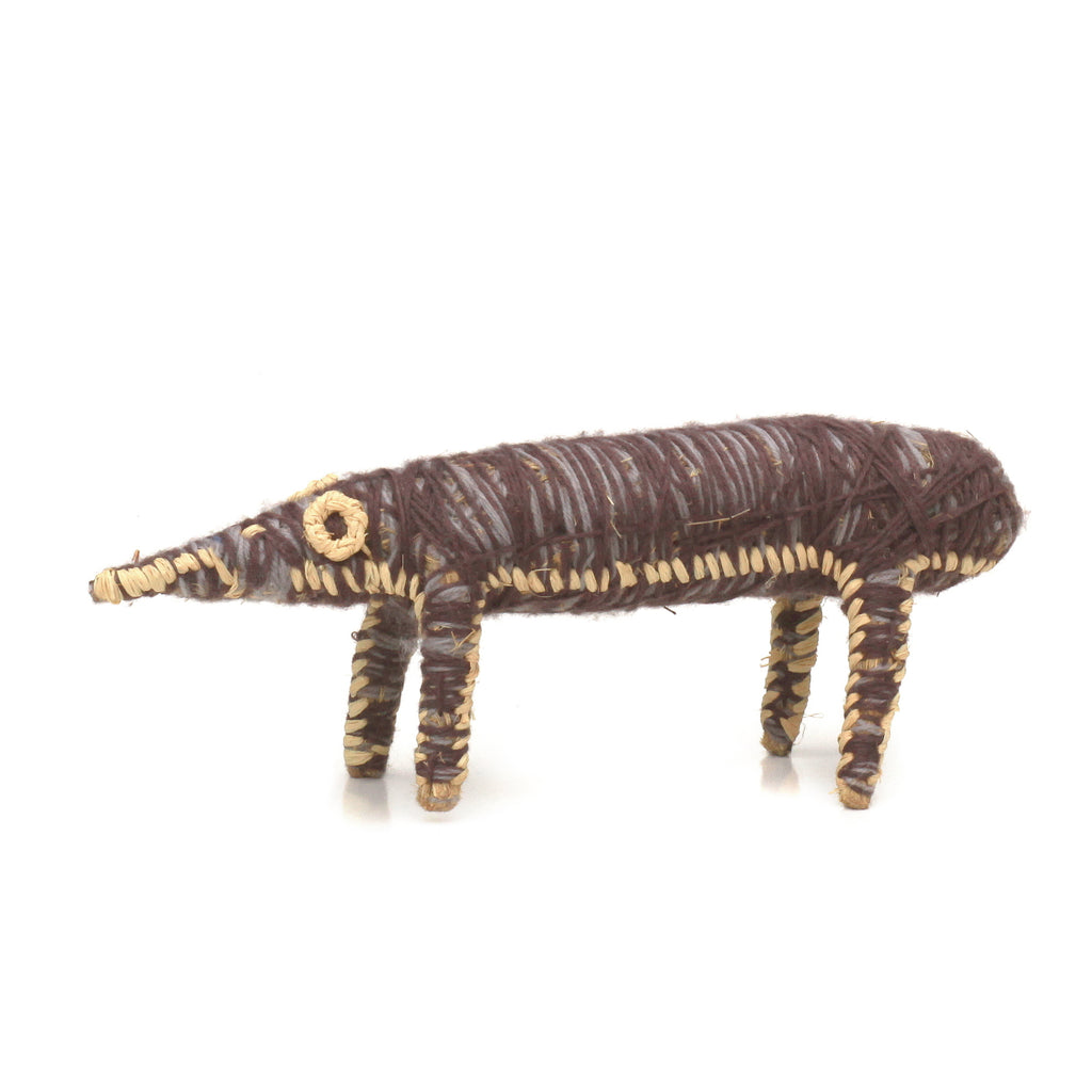 Aboriginal Artwork by Judith Yinyika - Goanna Tjanpi Sculpture
