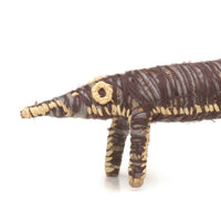 Aboriginal Artwork by Judith Yinyika - Goanna Tjanpi Sculpture