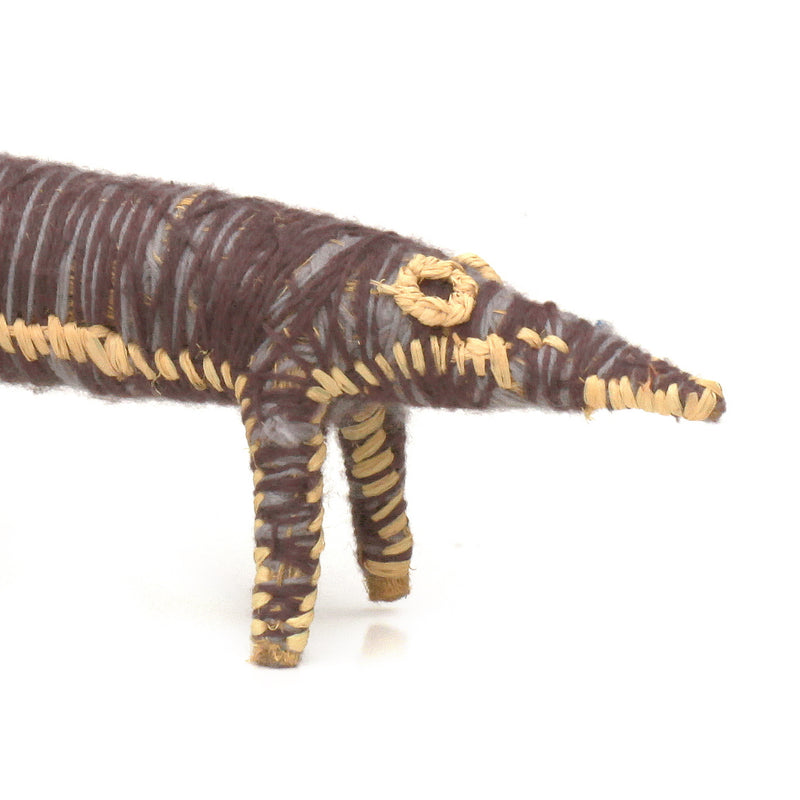 Aboriginal Artwork by Judith Yinyika - Goanna Tjanpi Sculpture