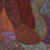 Aboriginal Artwork by Judy Miller, Ninuku Tjukurpa, 122x51cm