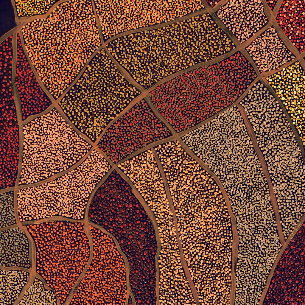 Aboriginal Art by Judy Miller, Walka Wiru Ngura Wiru, 122x61cm - ART ARK®