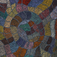 Aboriginal Artwork by Judy Miller, Ninuku Tjukurpa, 152x61cm