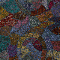 Aboriginal Artwork by Judy Miller, Ninuku Tjukurpa, 152x61cm