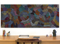 Aboriginal Artwork by Judy Miller, Ninuku Tjukurpa, 152x61cm