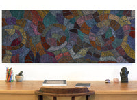 Aboriginal Art by Judy Miller, Ninuku Tjukurpa, 152x61cm - ART ARK®