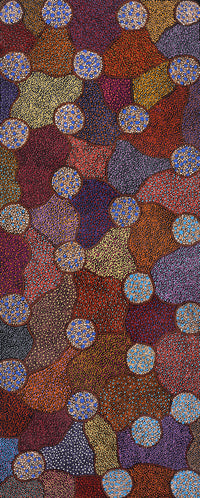 Aboriginal Artwork by Judy Miller, Ninuku Tjukurpa, 152x61cm