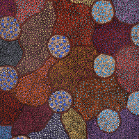 Aboriginal Artwork by Judy Miller, Ninuku Tjukurpa, 152x61cm