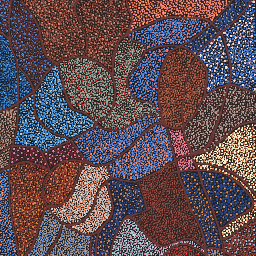 Aboriginal Artwork by Judy Miller, Ninuku Tjukurpa, 91x45cm