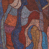 Aboriginal Artwork by Judy Miller, Ninuku Tjukurpa, 91x45cm