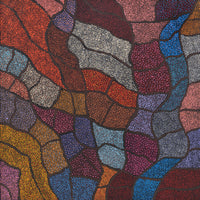 Aboriginal Artwork by Judy Miller, Ninuku Tjukurpa, 91x91cm