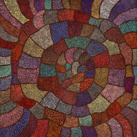 Aboriginal Artwork by Judy Miller, Ninuku Tjukurpa, 91x91cm